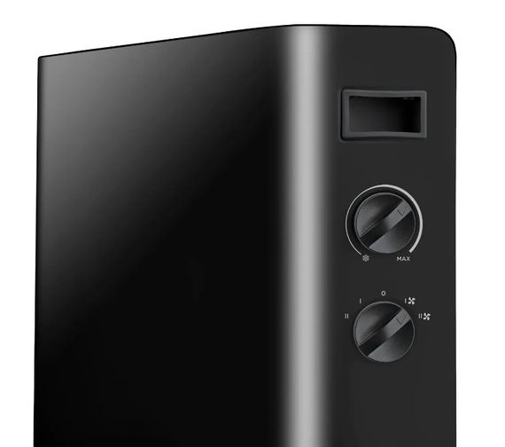 Конвекторний обігрівач BLACK+DECKER 2,0 кВт, площа обігріву 20 кв.м., підлоговий, чорний (BXCSH2000E) | Зображення 2