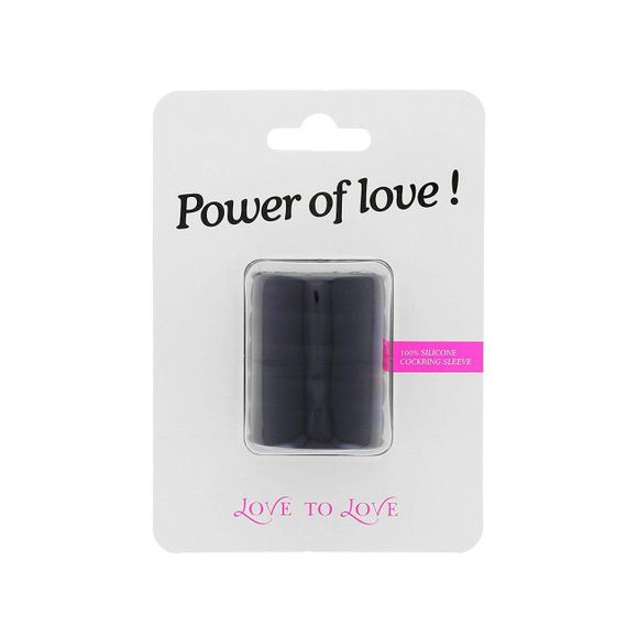 Потовщуюча насадка на член з рельєфом Love To Love Power of Love, 5 см | Зображення 1