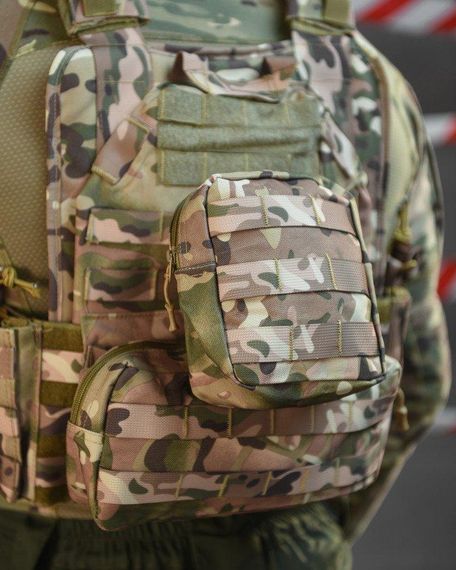 Плитоноска ZVER  Мультикам с быстрым сбросом. MOLLE 11 подсумков  ВТ4749 | Зображення 4