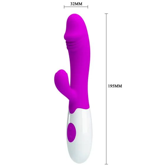 Вібратор зі стимуляцією клітора SNAPPY (на батар) Sex Aura | Зображення 5