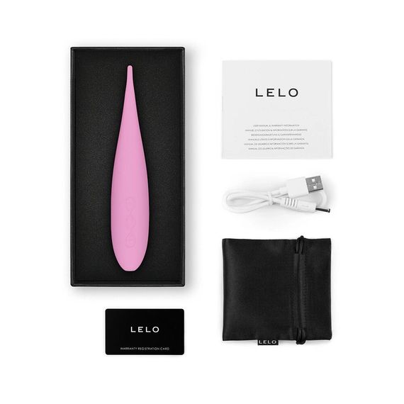Кліторальний вібратор LELO DOT Travel Pink, точкова стимуляція, 8 режимів | Зображення 1