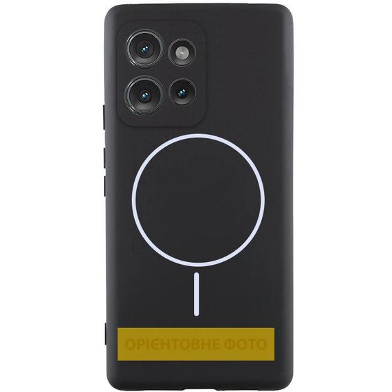 Чехол Silicone Cover Lakshmi Full Camera (AA) with MagFit для Motorola Edge 60 / 60 Fusion Черный / Black
