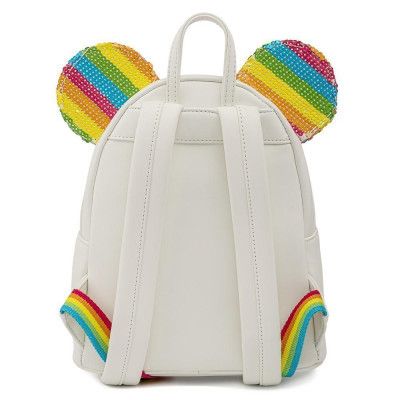 Рюкзак шкільний Loungefly Disney - Minnie Mouse Sequined Rainbow Mini Backpack (WDBK1659) | Зображення 2