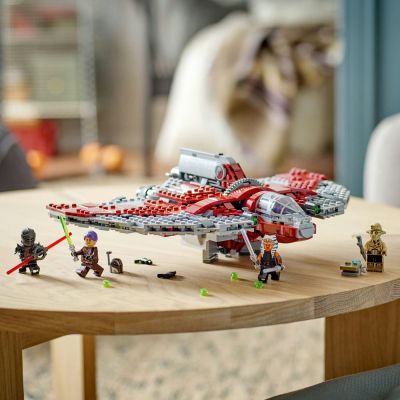 Конструктор LEGO Star Wars Шаттл джедаев T-6 Асоки Тано 601 деталь (75362) | Зображення 6