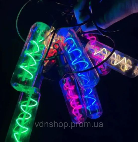 Гірлянда "Довгі лампи спіраль" (SFK-48) (Вулична, 220V) | Зображення 1