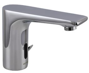 Змішувач сенсорний для умивальника Hotec  з трансформатором (гаряча/холодна вода) 19.117-DC/AC (220V/6V)