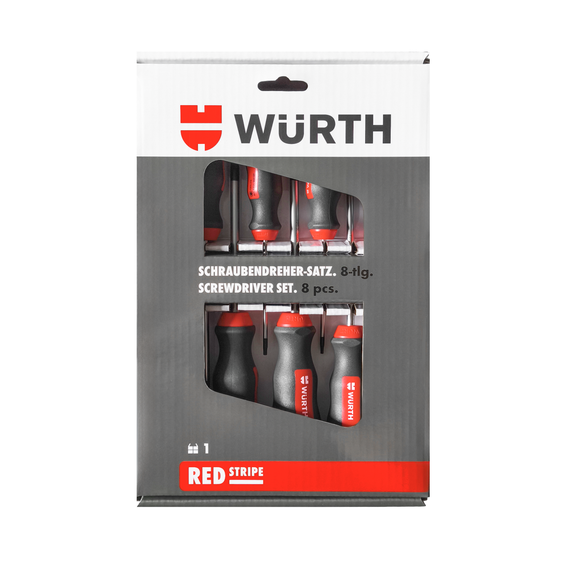 Набір викруток TORX, 8 шт., RED STRIPE | Зображення 1