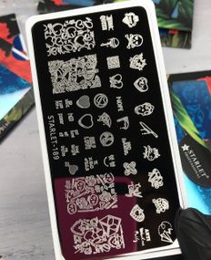 Пластина 189 для стемпинга Starlet Professional (12х6см)