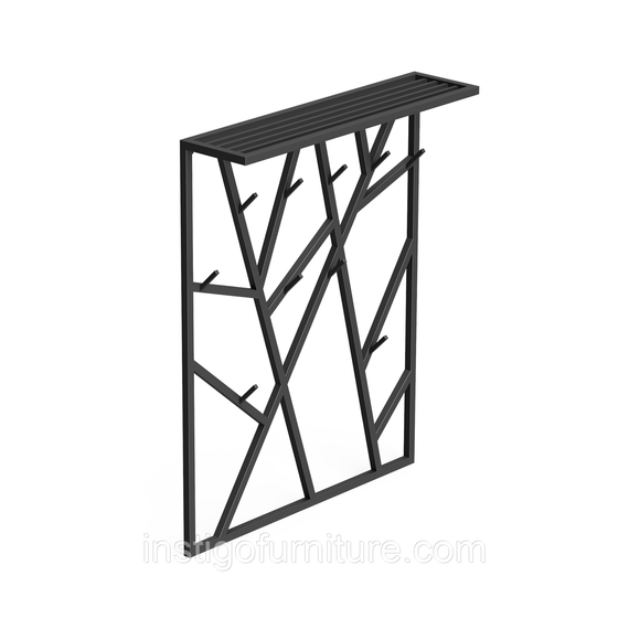 Вішалка для одягу настінна з металу, 800x200mm, H=1000mm | Зображення 3