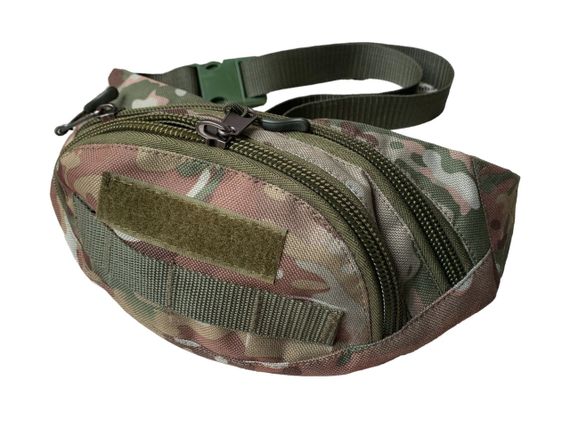 Сумка поясная бананка Tactic 4profi мультикам с липучкой  с двумя отделениями