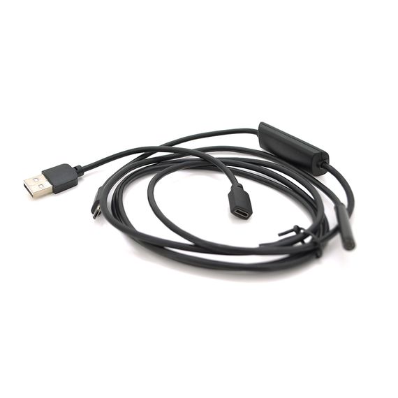 2  in 1 MicroUSB/PC HD эндоскоп YT-En-2HW мягкий дріт, 1м