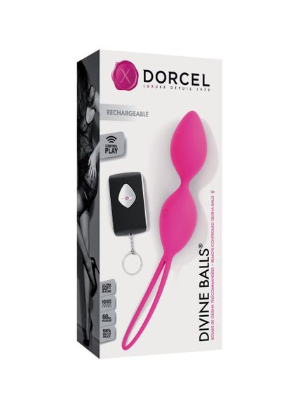 Вагінальні кульки Dorcel Divine Balls, діаметр 3,5 см, маса 91г | Зображення 5