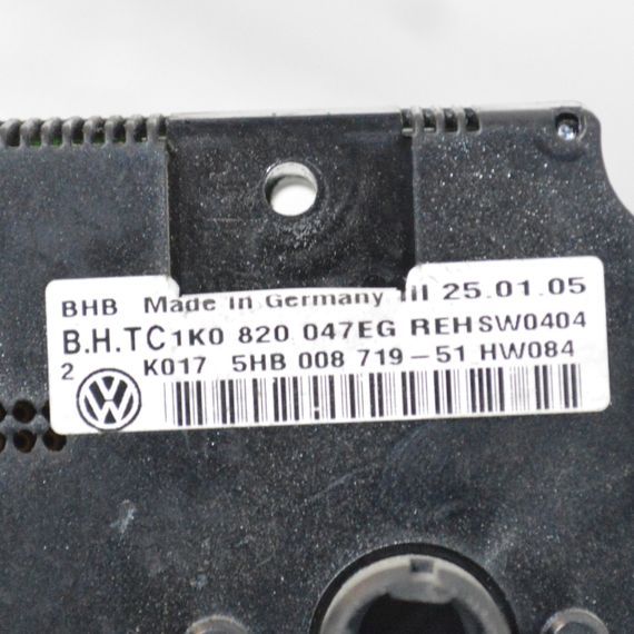 Блок управління клімат контролем Volkswagen Caddy 2004-2010 Панель пічки кондиціонера Фольксваген Кадді 1K0820047EG | Зображення 4