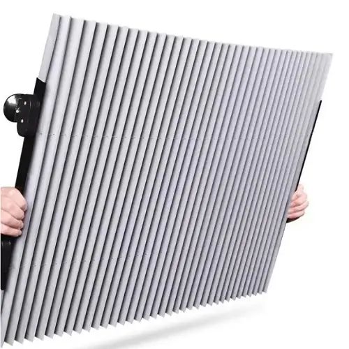 Шторка сонцезахисна в авто 65см Тканина + Фольга висувна | Зображення 1