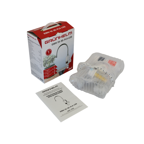 Електронагрівач проточної води Grunhelm EWH-1X-3G-FLX-LED | Зображення 5