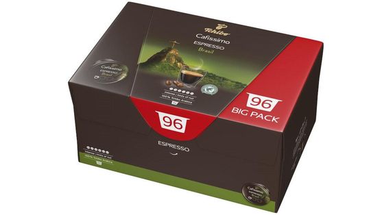 Кофе в капсулах Tchibo Caffitaly Cafissimo Espresso Brasil 96шт Германия большая пачка капсул | Зображення 1