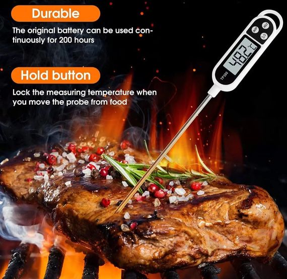 Термометр кухонный цифровой электронный электронный со щупом для мяса Bodasan TP300 | Зображення 4
