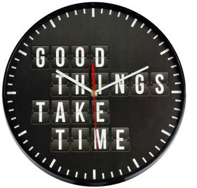 Годинник настінний Technoline 775485 Good Things Take Time (775485) (DAS301212)