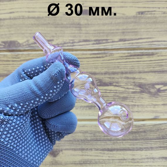 Стеклянная трубка для курения Bumba Oil Pink