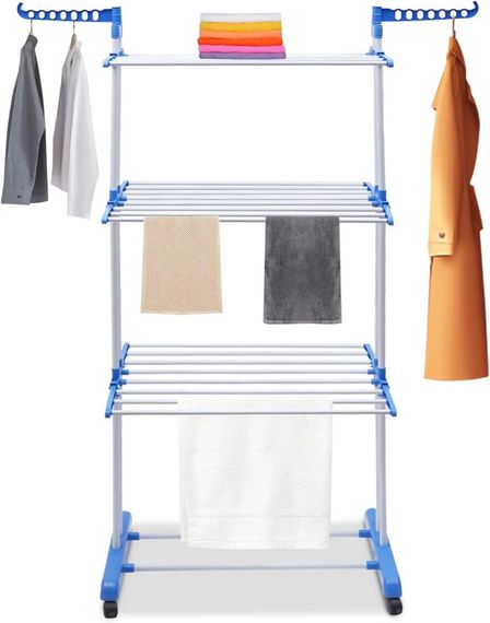Складна сушарка для білизни до 40 кг 172х73х64см XPRO Garment Rack With Wheels (123459786_722) | Зображення 2