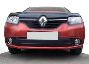 Зимняя нижняя накладка на решетку Глянцевая для Renault Logan MCV 2013-2021 гг