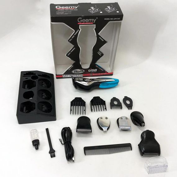 Бритва триммер для мужчин GEMEI GM-562, Машинка для стрижки для дома, ZI-475 Беспроводная электробритва | Зображення 8