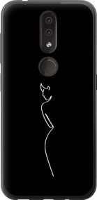 Чехол на Nokia 4.2 Силуэт1 "4590u-1680-17620"