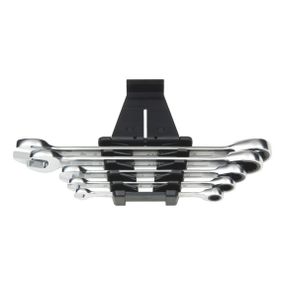 Набір ключів гайковик комбінованих, прямих, з тріскачкою, 5 шт.