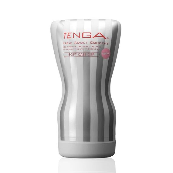Мастурбатор Tenga Squeeze Tube Cup стискаємий, Ніжний