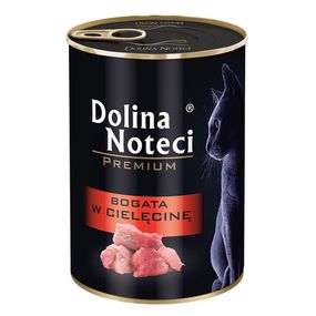 Вологий корм для котів з телятиною Dolina Noteci Premium Cat Veal, 400 гр