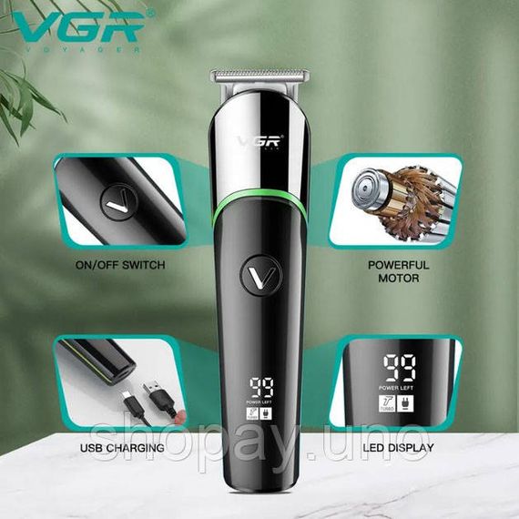 Машинки для стрижки профессиональные машины VGR, Профессиональная машинка для стрижки волос головы SL-62 | Зображення 3