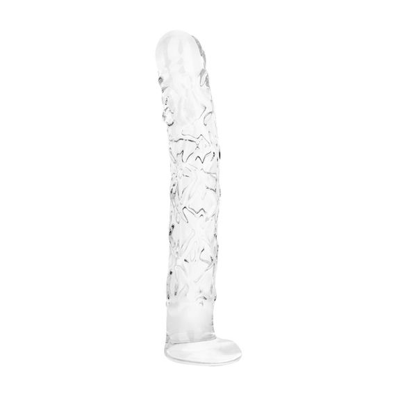 Стеклянный фаллоимитатор Gildo Textured Glass Dildo No. 36 Sex Aura
