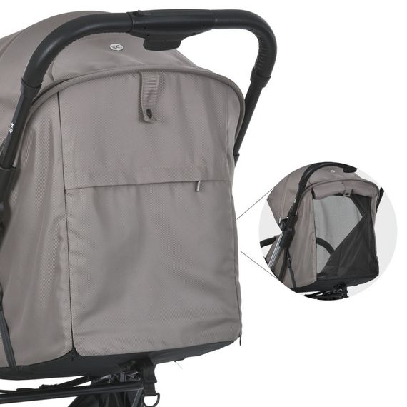 Коляска детская прогулочная LINK ME 1129 Beige Striped | Зображення 3