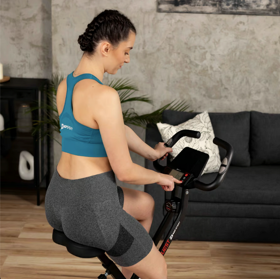 Велотренажер Hop-Sport HS-3020X Quest X-Bike черно-красный | Зображення 3