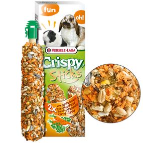 Versele-Laga Crispy Sticks Carrot & Parsley лакомство для кроликов и морских свинок, 110 гр