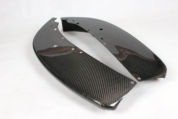 Накладки на передній бампер Flap (для E90 2008-2011 Base, Карбон) для BMW 3 серія E-90/91/92/93 рр | Зображення 9