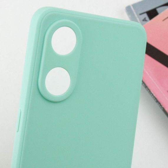 Силіконовий чохол Candy Full Camera для Oppo Reno 8 T 4G Зелений / Menthol | Зображення 5
