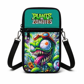 Сумка-чохол для телефону Plants vs. Zombies дитяча сумка через плече, водонепроникна міні-сумка (4978)