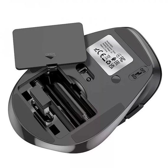 Мышь беспроводная HOCO GM24.1600DPI,2.4GHZ,Black,Blister | Зображення 4