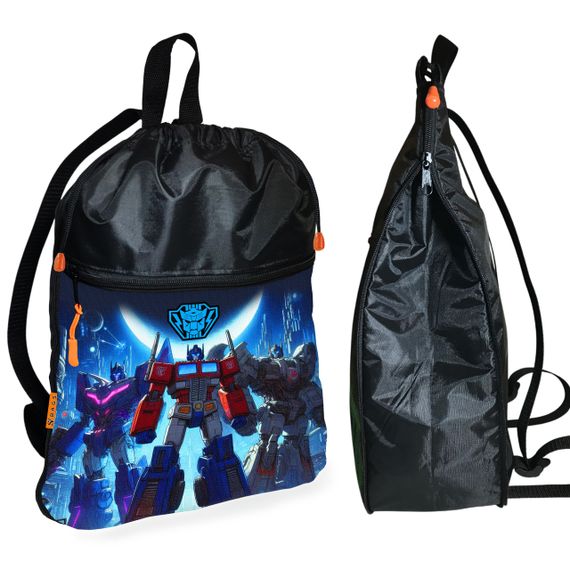 Рюкзак-мішок для школи "Трансформери" - дитяча сумка для взуття та спортивного одягу (01449)