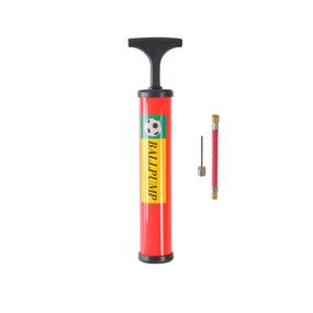 Ручной насос для мячей N41504(Red) 25 см, игла для накачки и гибкий шланг