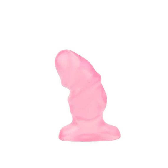 Рифлена анальна пробка Chisa Hi-Rubber Raging Mini Plug, рожева Sex Aura | Зображення 1