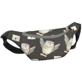Сумка на пояс бананка Bumbag Совушки 27x16 см (BB_22S026_SE)