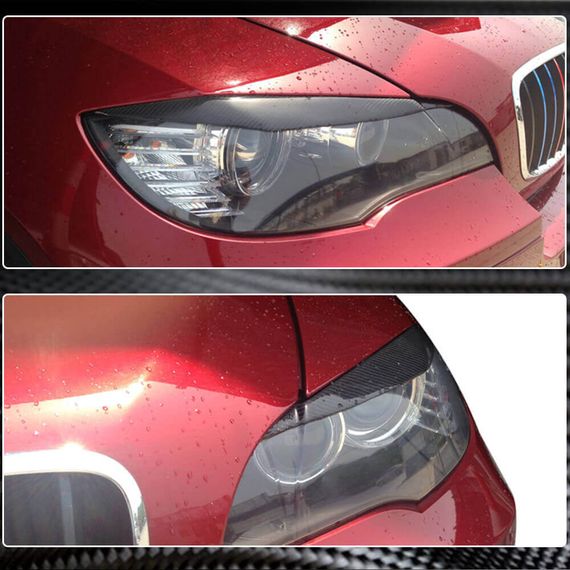 Вії на фари Карбон для BMW X6 E-71 2008-2014 рр | Зображення 2