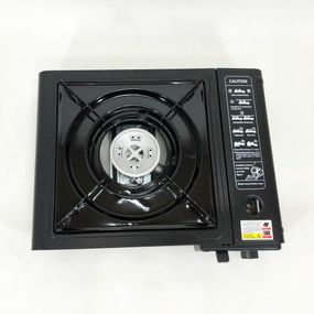 Портативная газовая плита с балоном, Легкая газовая плита для туристов, Горелка для готовки на природе DE-63