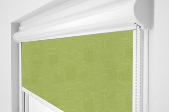Рулонна штора Rolets Топаз 2-873-450 45x170 см закритого типу Салатова | Зображення 1