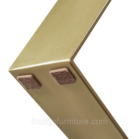 Комплект опор для столу з металу 500×104mm, H=730mm (Сталева пластина: 100x4,0mm) Золото | Зображення 3