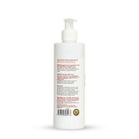 Гель для нуру масажу - MyLove Nuru Sensitive Intim Masage Med Gel, 300 мл | Зображення 6
