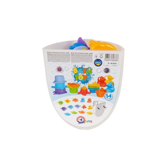 Набір для ванної кімнати Органайзер ТехноК 8386TXK 14 іграшок | Зображення 2