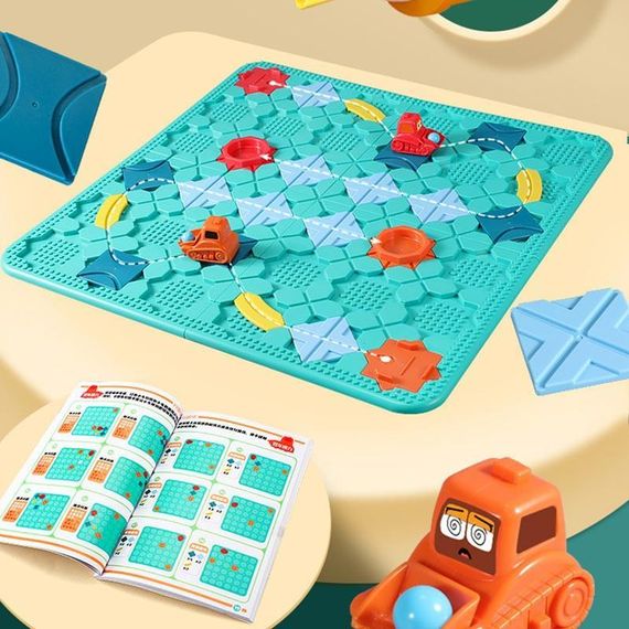 Настольная интерактивная игра Ummi BS805 Logical Road Builder Green | Зображення 1